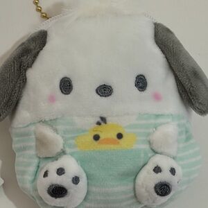 Sanrio Pochacco Mini Plushie Purse Key Chain